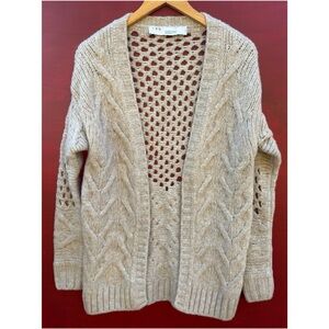 IRO Beige Knit Cardigan